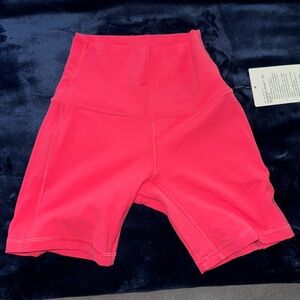 Hot Pink Lululemon Align HR Short 6”
